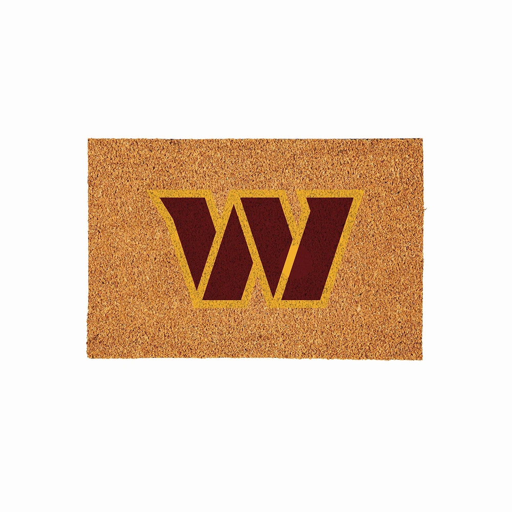 Washington Commanders 24" x 36" Outdoor Team Logo Coir Mat