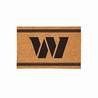 Washington Commanders 24" x 36" Outdoor Monochrome Team Logo Coir Mat