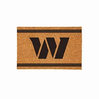 Washington Commanders 24" x 36" Outdoor Monochrome Team Logo Coir Mat
