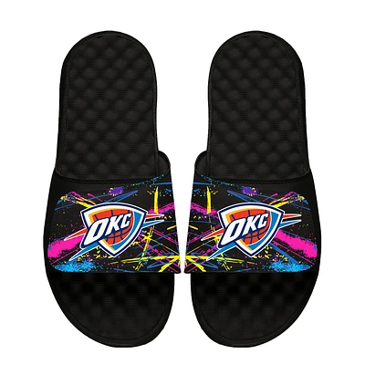 Unisex ISlide x StayCool Black Oklahoma City Thunder Slide Sandals