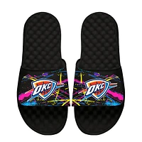 Unisex ISlide x StayCool Black Oklahoma City Thunder Slide Sandals