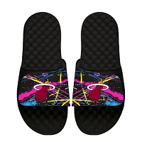 Unisex ISlide x StayCool Black Miami Heat Slide Sandals