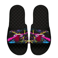 Unisex ISlide x StayCool Black Miami Heat Slide Sandals