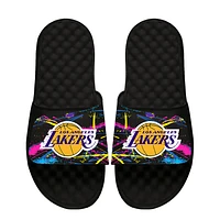 Unisex ISlide x StayCool Black Los Angeles Lakers Slide Sandals