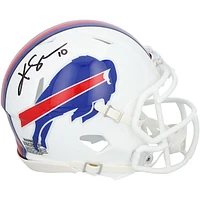 Khalil Shakir Buffalo Bills Autographed Riddell Speed Mini Helmet