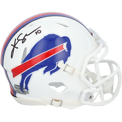 Khalil Shakir Buffalo Bills Autographed Riddell Speed Mini Helmet