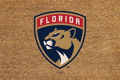 Florida Panthers 24" x 36" Outdoor Team Logo Coir Mat