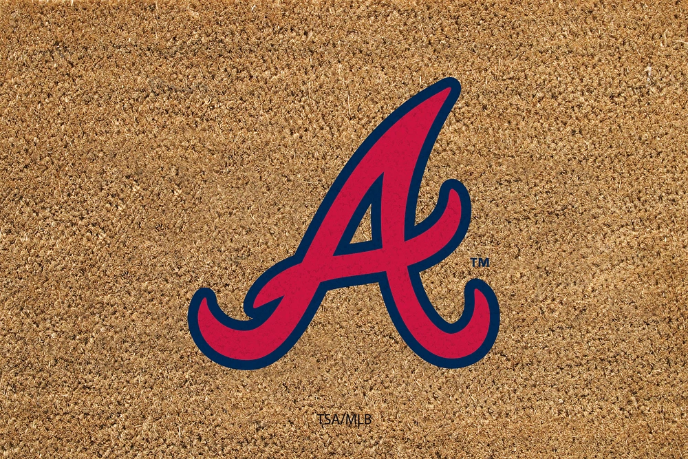 Atlanta Braves 24" x 36" Outdoor Team Logo Coir Mat