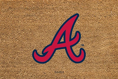Atlanta Braves 24" x 36" Outdoor Team Logo Coir Mat