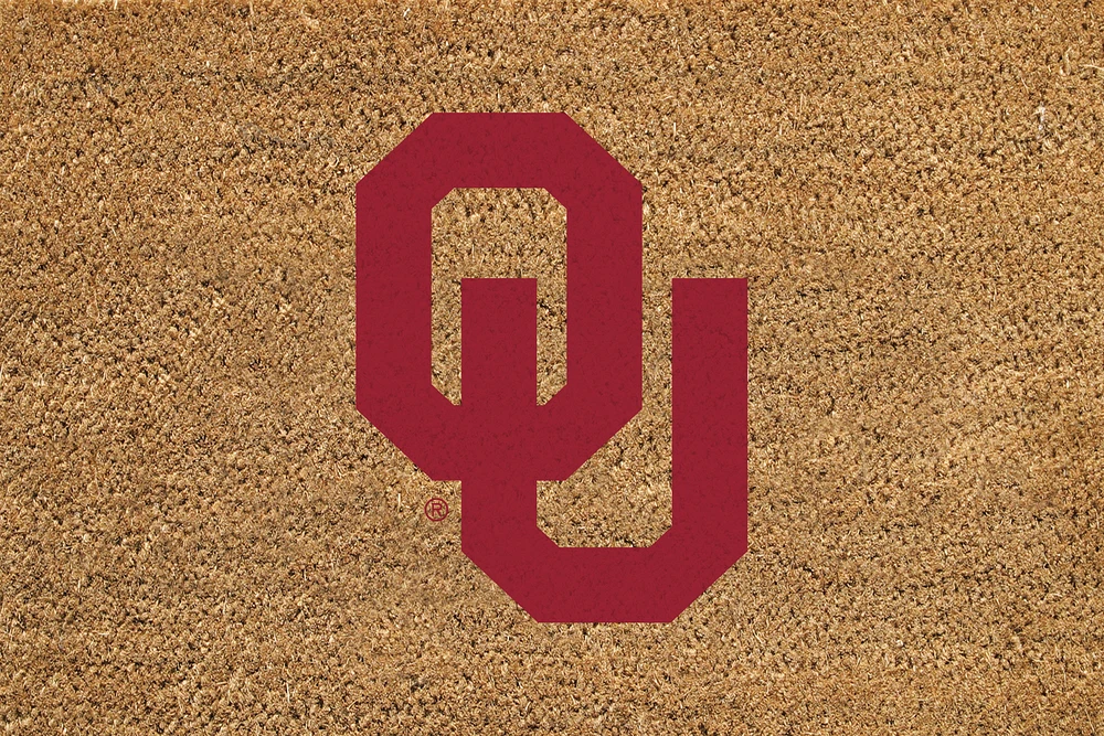 Oklahoma Sooners 24" x 36" Outdoor Team Logo Coir Mat