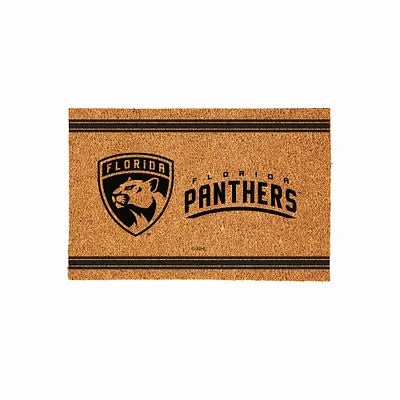 Florida Panthers 24" x 36" Outdoor Monochrome Team Logo Coir Mat