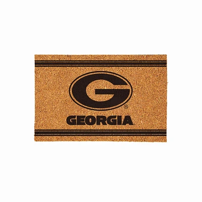 Georgia Bulldogs 24" x 36" Outdoor Monochrome Team Logo Coir Mat