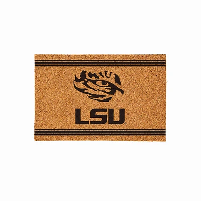 LSU Tigers 24" x 36" Outdoor Monochrome Team Logo Coir Mat