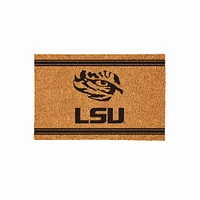 LSU Tigers 24" x 36" Outdoor Monochrome Team Logo Coir Mat