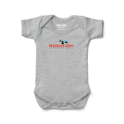 Newborn & Infant Chad Jake Heather Gray NASCAR Watkins Glen Speedway Track Bodysuit