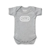 Newborn & Infant Chad Jake Heather Gray NASCAR Bowman Stadium Track Bodysuit