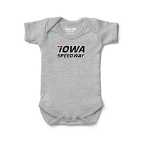 Newborn & Infant Chad Jake Heather Gray NASCAR Iowa Speedway Track Bodysuit