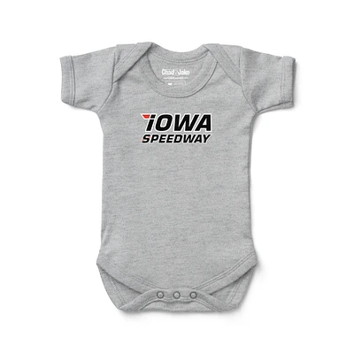 Newborn & Infant Chad Jake Heather Gray NASCAR Iowa Speedway Track Bodysuit