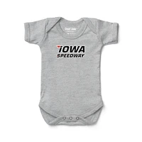 Newborn & Infant Chad Jake Heather Gray NASCAR Iowa Speedway Track Bodysuit