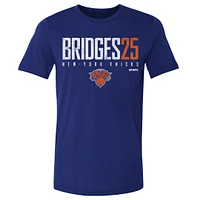 Men's 500 Level Mikal Bridges Blue New York Knicks Elite Player T-Shirt