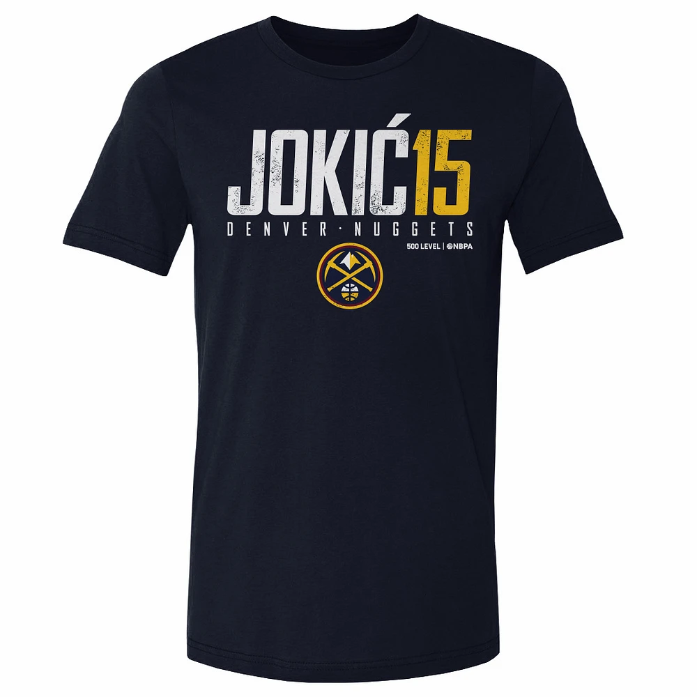 Men's 500 Level Nikola Jokić Navy Denver Nuggets Elite Player T-Shirt