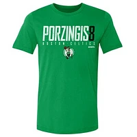 Men's 500 Level Kristaps Porziņģis Kelly Green Boston Celtics Elite Player T-Shirt