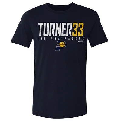 Men's 500 Level Myles Turner Navy Indiana Pacers Elite Player T-Shirt