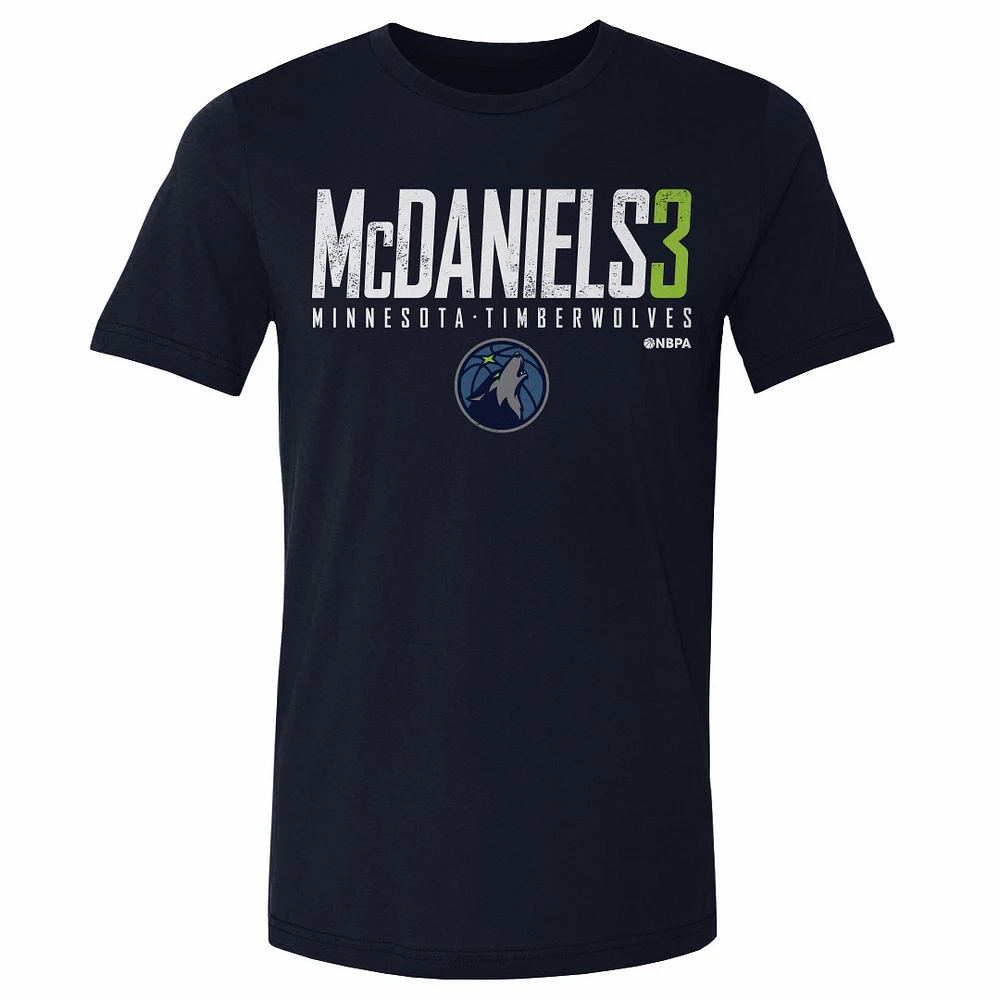 Men's 500 Level Jaden McDaniels Navy Minnesota Timberwolves Elite Player T-Shirt
