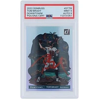 Tom Brady Tampa Bay Buccaneers Autographed 2022 Panini Donruss Downtown Red Ink #DT-TB PSA Authenticated 9/9 Card
