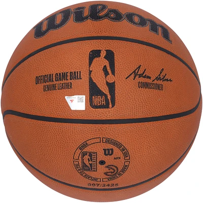 Atlanta Hawks Game-Used Basketball vs, Philadelphia 76ers on March 10, 2025