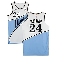 Garrison Mathews Atlanta Hawks Game-Used #24 White Nike City Edition Jersey vs. Minnesota Timberwolves on December 23, 2025 - Size 46+4