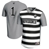 Unisex GameDay Greats #1 Silver Providence Friars Lightweight Soccer Fashion Jersey