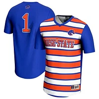 Unisex GameDay Greats #1 Royal Boise State Broncos Lightweight Soccer Fashion Jersey
