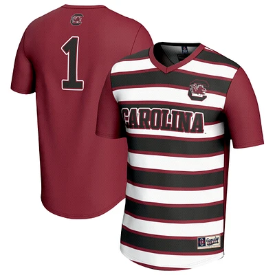 Unisex GameDay Greats #1 Garnet South Carolina Gamecocks Lightweight Soccer Fashion Jersey