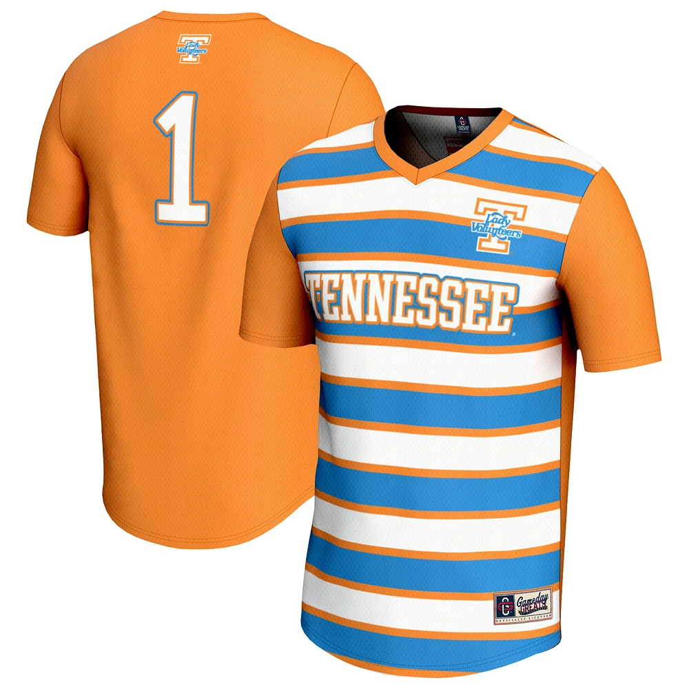 Unisex GameDay Greats #1 Tennessee Orange Volunteers Lightweight Soccer Fashion Jersey