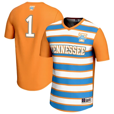 Unisex GameDay Greats #1 Tennessee Orange Volunteers Lightweight Soccer Fashion Jersey