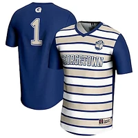 Unisex GameDay Greats #1 Navy Georgetown Hoyas Lightweight Soccer Fashion Jersey