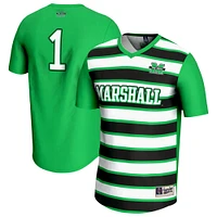 Youth GameDay Greats #1 Kelly Green Marshall Thundering Herd Lightweight Soccer Fashion Jersey