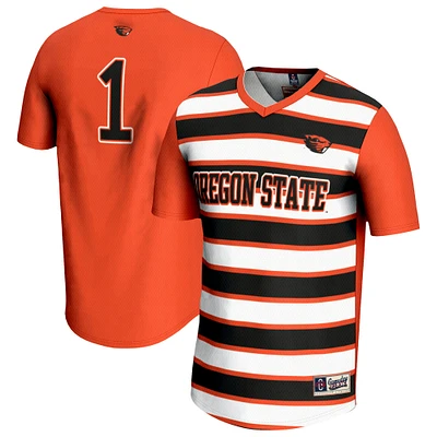 Youth GameDay Greats #1 Orange Oregon State Beavers Lightweight Soccer Fashion Jersey