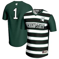 Youth GameDay Greats #1 Green Michigan State Spartans Lightweight Soccer Fashion Jersey