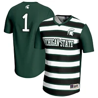 Youth GameDay Greats #1 Green Michigan State Spartans Lightweight Soccer Fashion Jersey