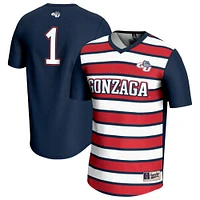 Youth GameDay Greats #1 Navy Gonzaga Bulldogs Lightweight Soccer Fashion Jersey