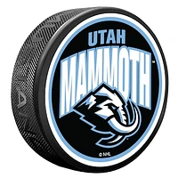 Utah Mammoth Wordmark Hockey Puck