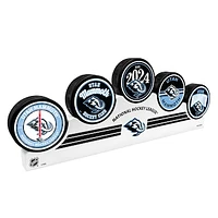 Utah Mammoth  Five-Piece Hockey Puck Podium Set