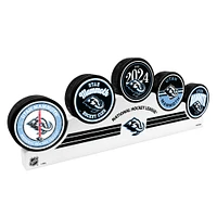 Utah Mammoth  Five-Piece Hockey Puck Podium Set
