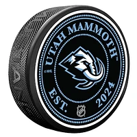 Utah Mammoth Stud Design Hockey Puck