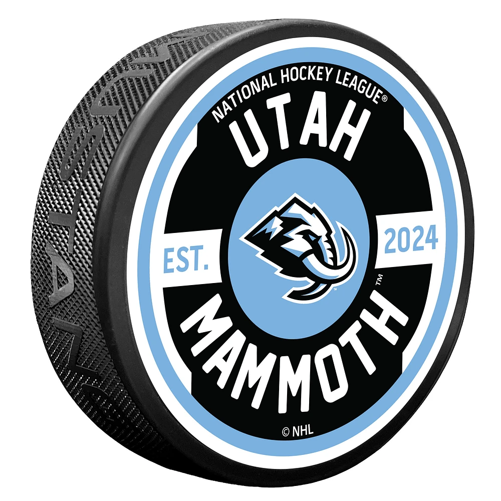 Utah Mammoth Gear Hockey Puck