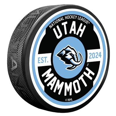 Utah Mammoth Gear Hockey Puck