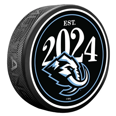 Utah Mammoth Founding Year Hockey Puck