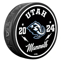 Utah Mammoth Bolt Hockey Puck